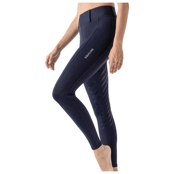 Equiline Womens Full Grip Leggings Carbef - Navy - Image 2