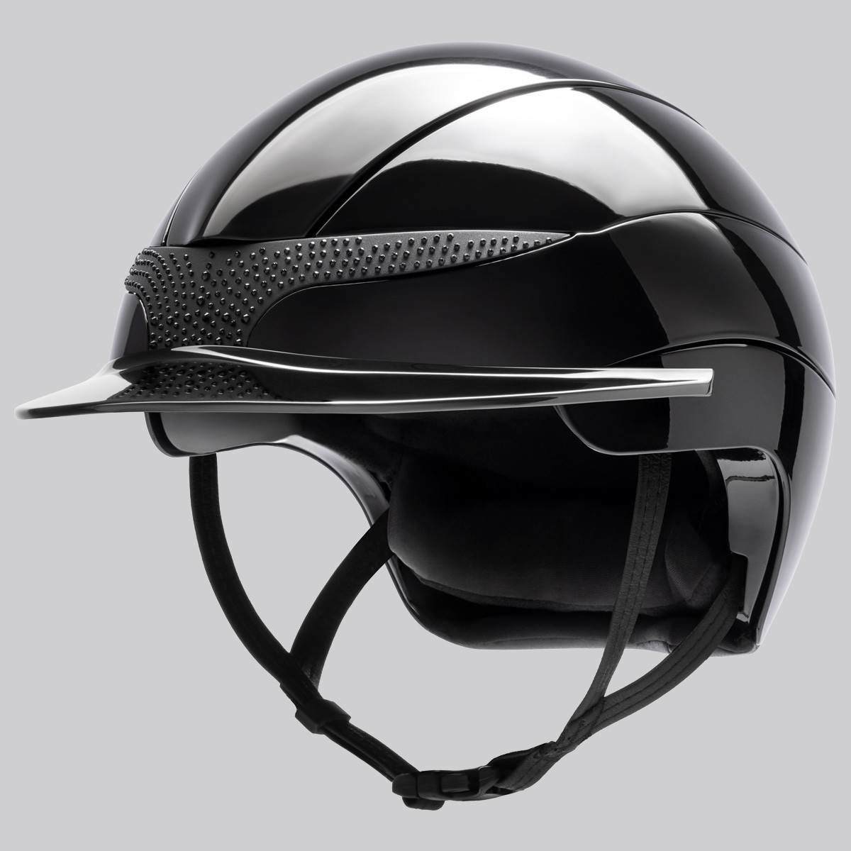 Equiline Xanto Standard Visor Riding Helmet with Strass - Image 3