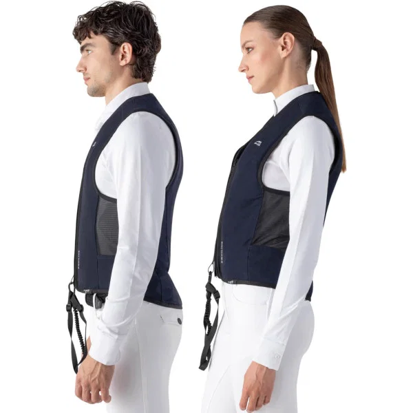 Equiline Unisex Air Bag Vest Belair with Level 2 Back Protector - Navy - Image 4