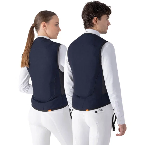 Equiline Unisex Air Bag Vest Belair with Level 2 Back Protector - Navy - Image 3
