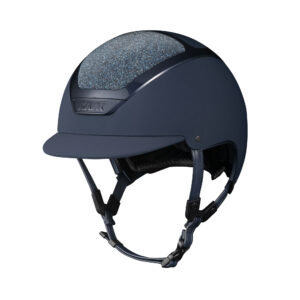 KASK Dogma Chrome Helmet - Swarovski Carpet - ASTM F1163-15 - Navy - Shell 1 (53-56cm)