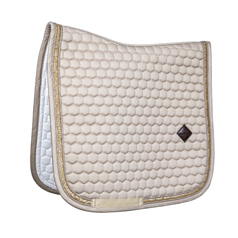 Kentucky Dressage Saddle Pad Glitter Band - Beige - Image 2