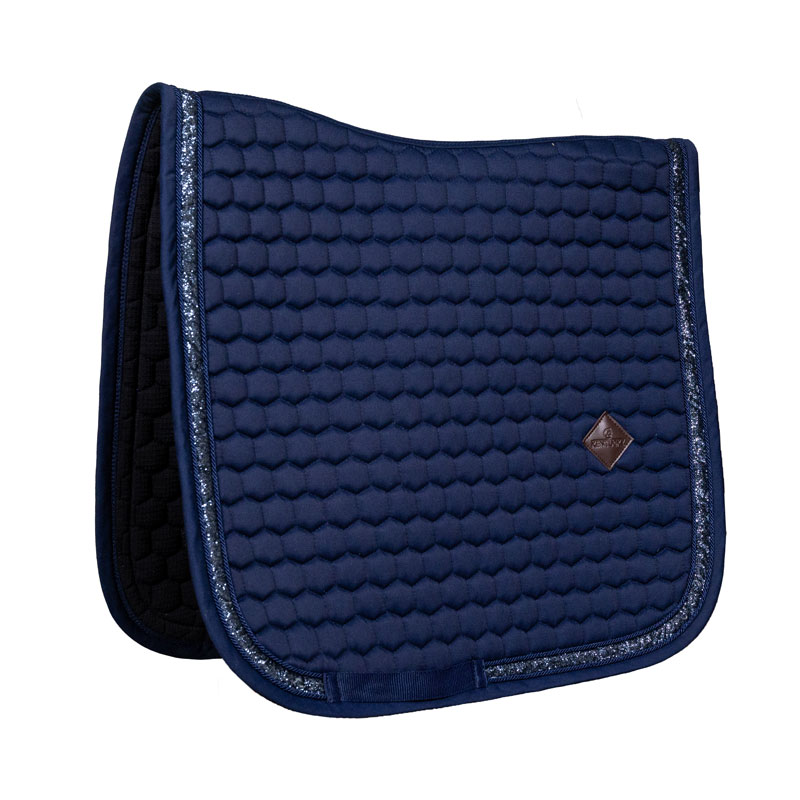 Kentucky Dressage Saddle Pad Glitter Band - Navy - Image 2