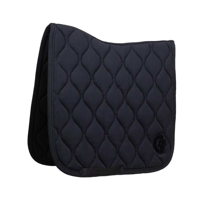 Kentucky Dressage Saddle Pad Wave 3D Logo - Black - Image 2