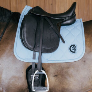 Kentucky Dressage Saddle Pad Wave 3D Logo - Light Blue