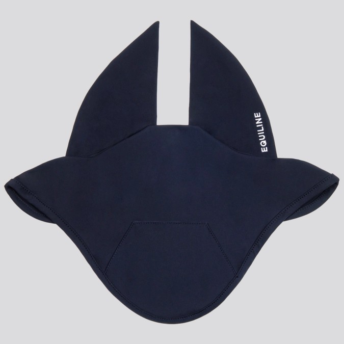 Equiline Ear Net EqAlmond - Navy
