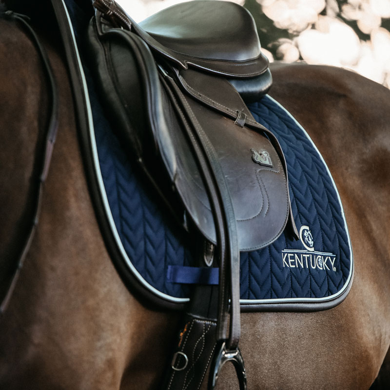 Kentucky Horsewear Fishbone Jumping Saddle Pad - Image 2
