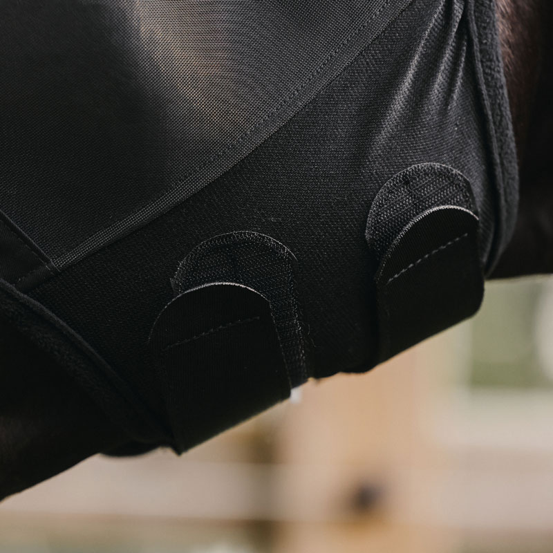 Kentucky Fly Mask Classic With Ears - Black - Image 3