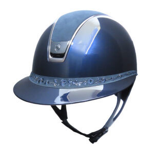 Samshield 2.0 Miss Shield Glossy Helmet - Alcantara Top - Cherry Blossom Frontal Band