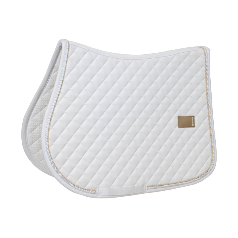 Kentucky Jumping Saddle Pad Diamond Rope - White - Image 2