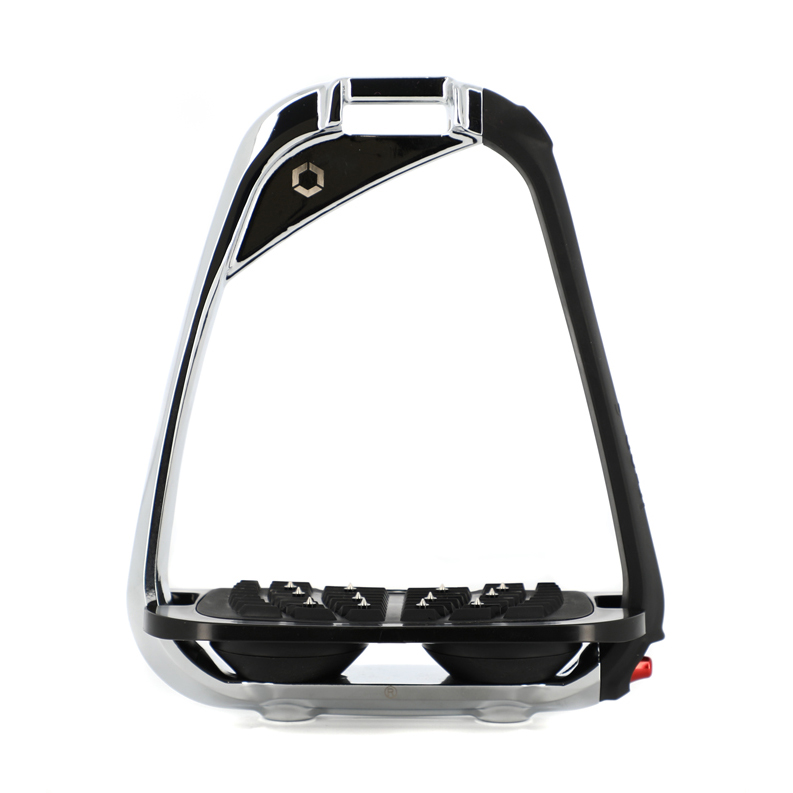Flex-on Iron-S Inclined Ultra Grip Safety Stirrups - Chrome