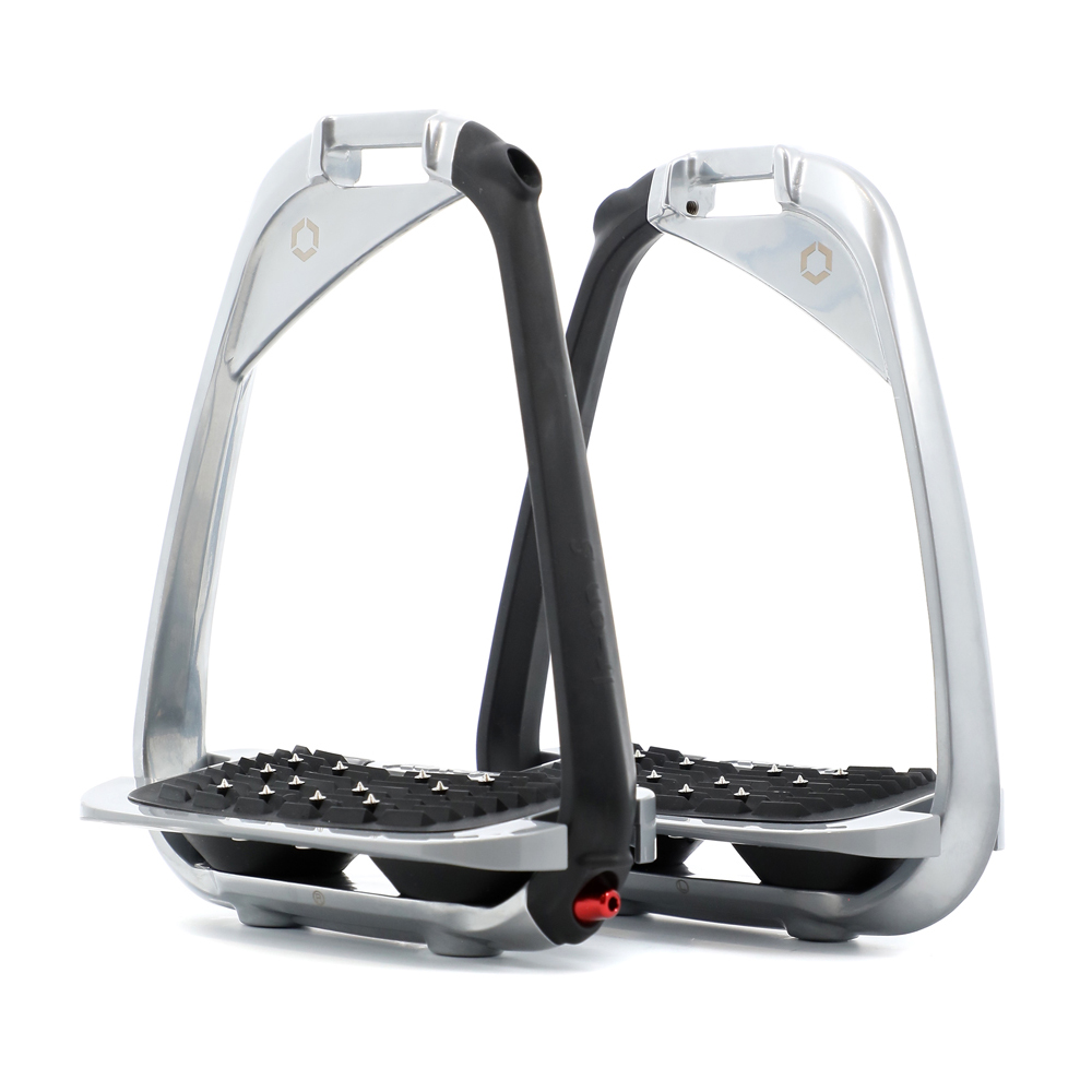 Flex-on Iron-S Inclined Ultra Grip Safety Stirrups - Matte - Image 2