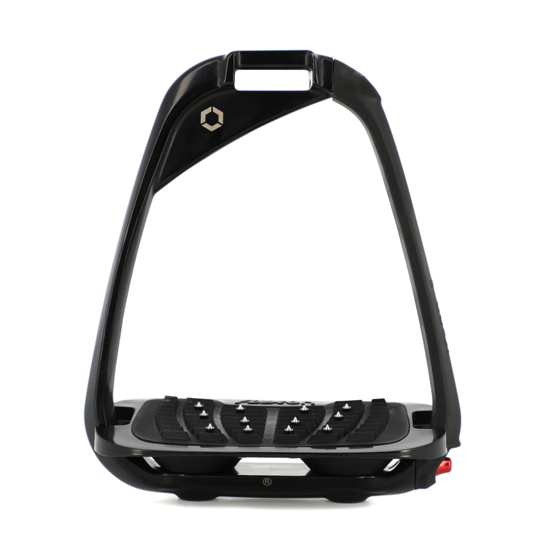 Flex-on Iron-S Inclined Ultra Grip Safety Stirrups - Black