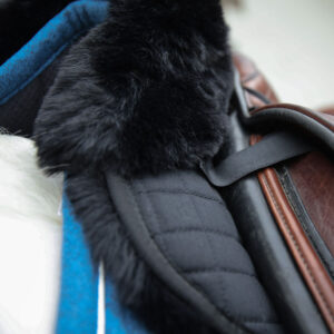 Kentucky Sheepskin Half Pad Absorb - Black/Black