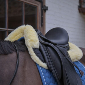 Kentucky Sheepskin Half Pad Absorb - Black/Natural