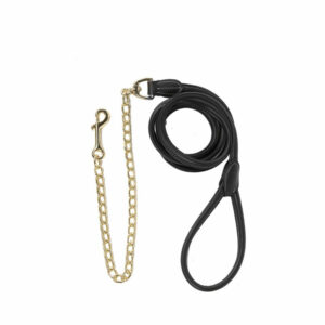 Kentucky Horsewear Leather Lead with Chain
