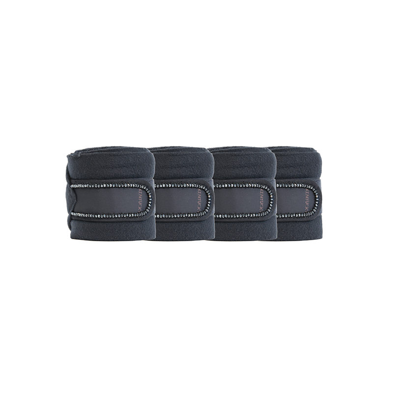 Kentucky Polar Fleece Bandages Pearls - Black