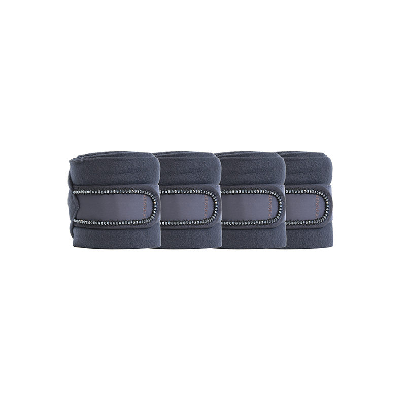 Kentucky Polar Fleece Bandages Pearls - Grey