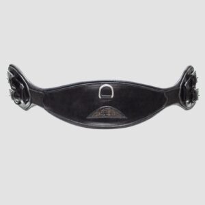 Equiline Anatomic Dressage Girth with Elastic Tape - Black