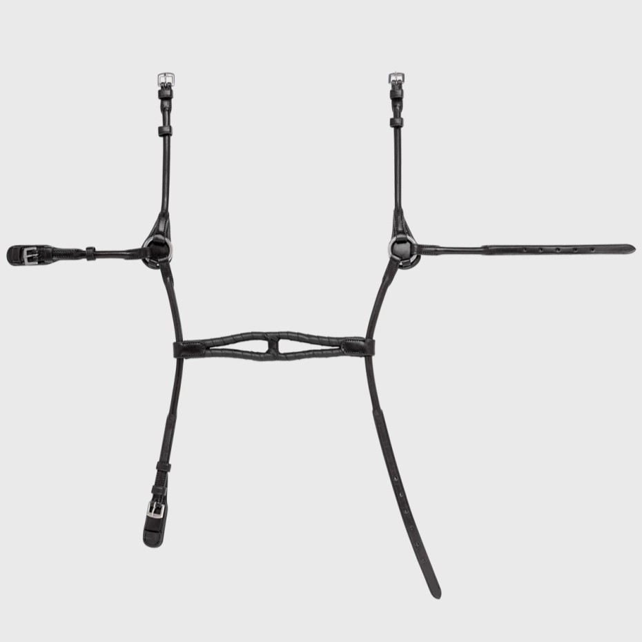 Equiline Rounded Noseband with Double Suede Covered Roller - Image 2