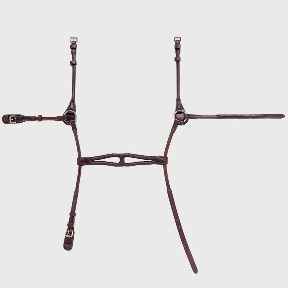 Equiline Rounded Noseband with Double Suede Covered Roller