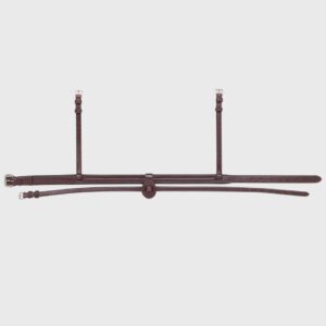 Equiline Softly Padded Rounded Noseband with Removable Flash