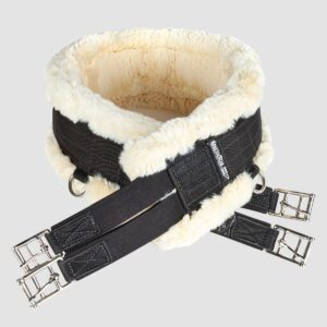 Equiline Pony Synthetic Lambswool Girth - Black
