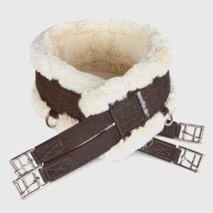 Equiline Pony Synthetic Lambswool Girth - Brown