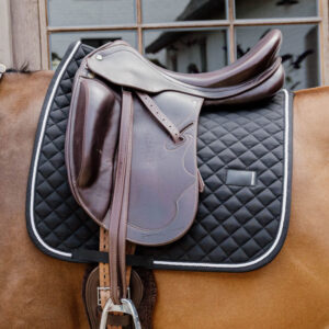 Kentucky Dressage Saddle Pad Diamond Rope - Black