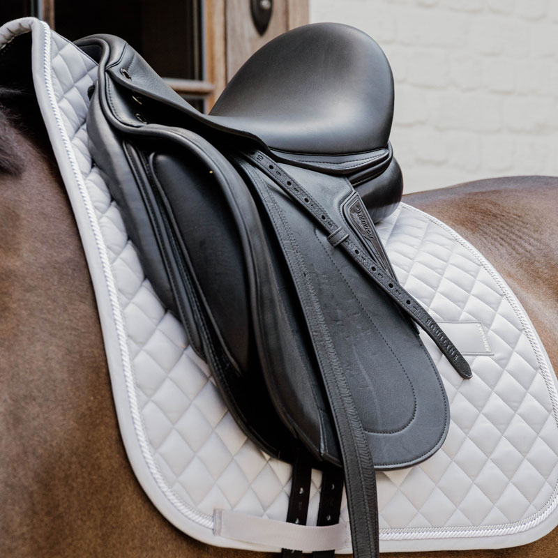 Kentucky Dressage Saddle Pad Diamond Rope - Grey - Image 2