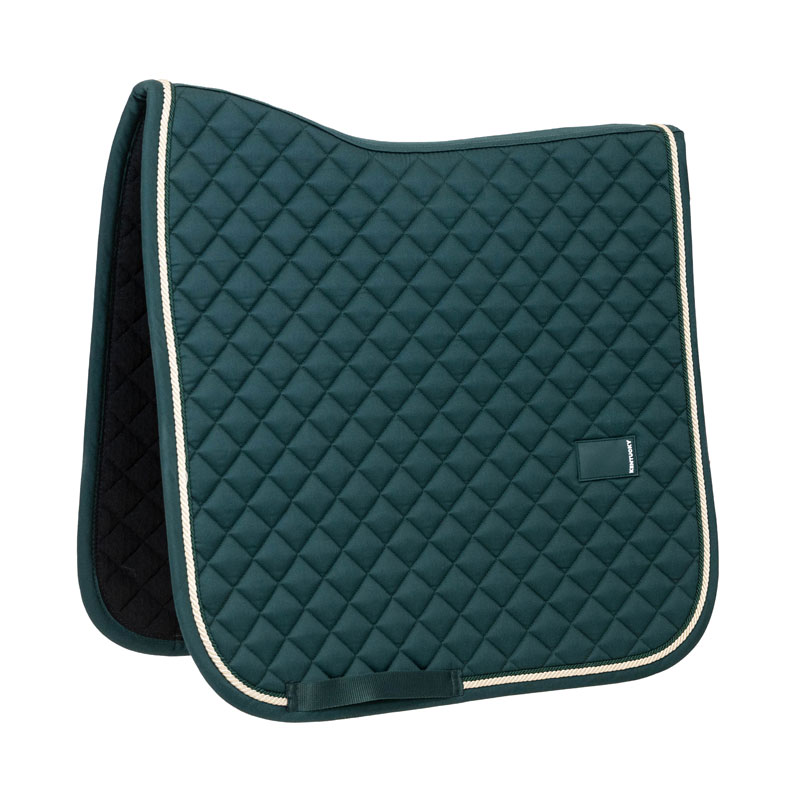 Kentucky Dressage Saddle Pad Diamond Rope - Pine Green - Image 2