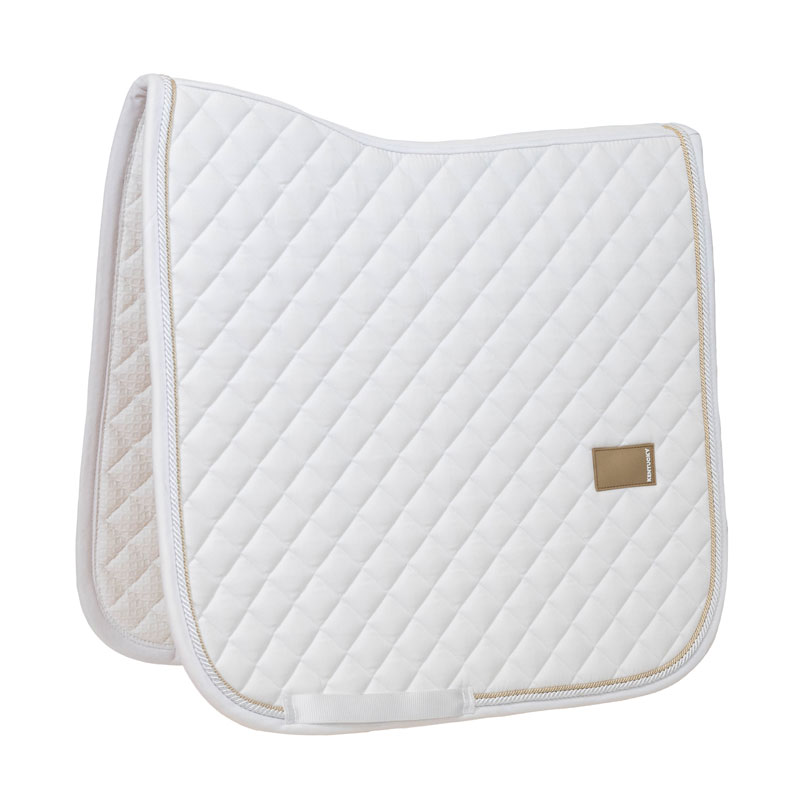 Kentucky Dressage Saddle Pad Diamond Rope - White - Image 2