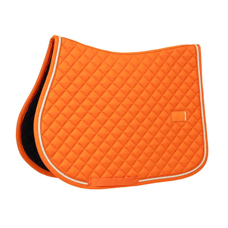Kentucky Jumping Saddle Pad Diamond Rope - Orange - Image 2