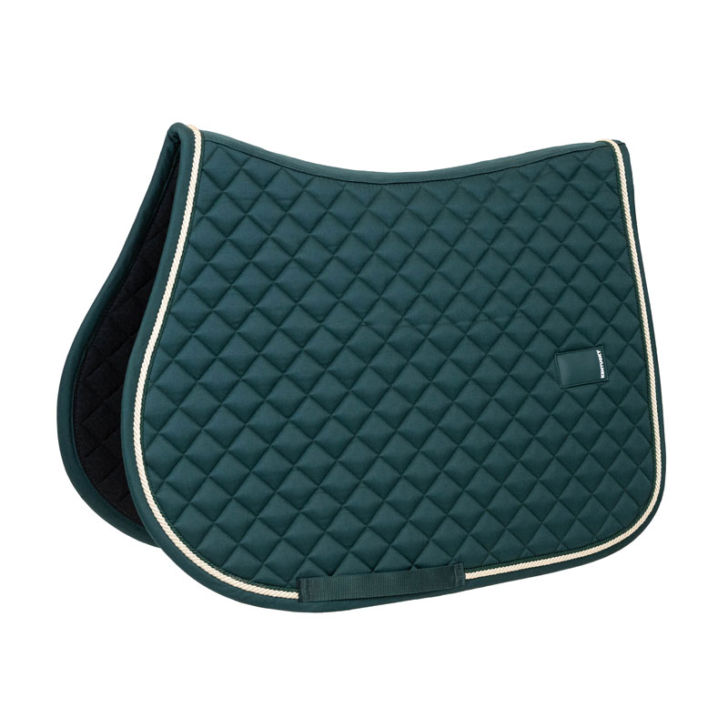 Kentucky Jumping Saddle Pad Diamond Rope - Pine Green - Image 2