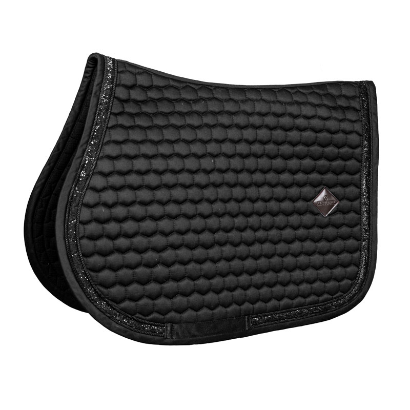 Kentucky Jumping Saddle Pad Glitter Band - Black - Image 2