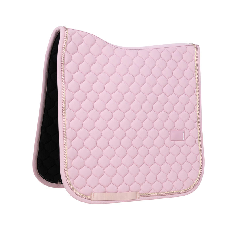 Kentucky Onion Quilt Dressage Saddle Pad with Rubber Logo - Light Pink