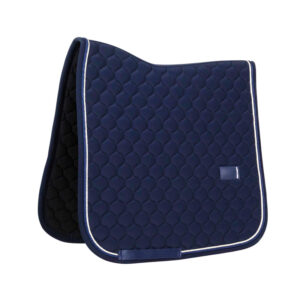 Kentucky Onion Quilt Dressage Saddle Pad with Rubber Logo -  Navy