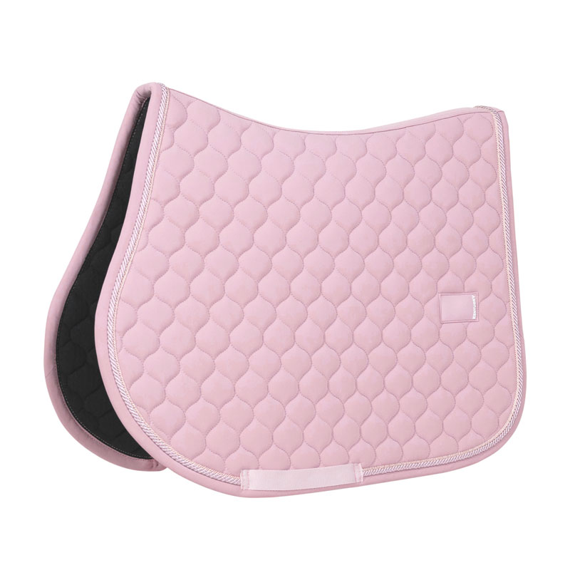 Kentucky Onion Quilt Jumping Saddle Pad with Rubber Logo - Light Pink