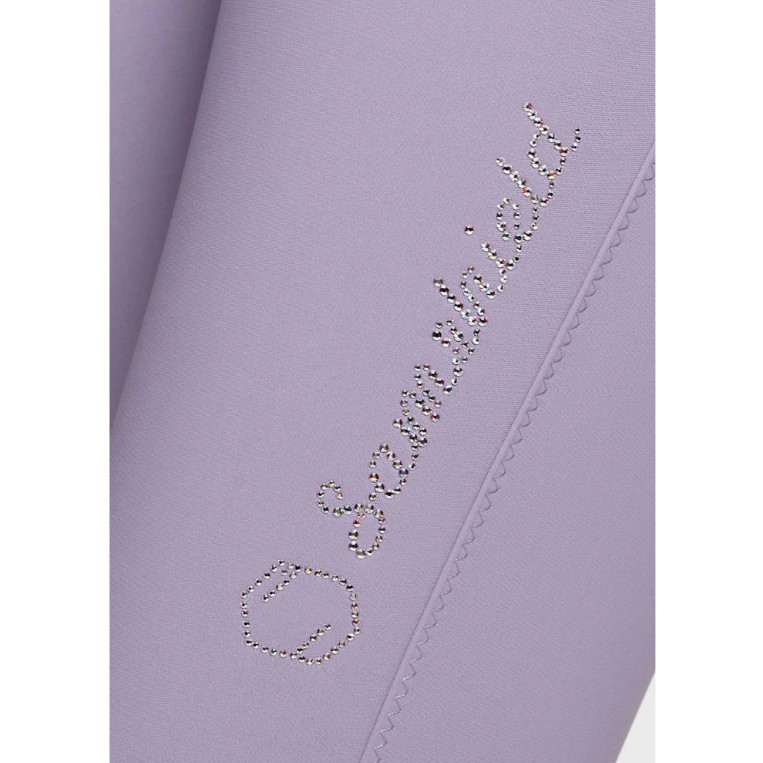 Samshield Womens High Waist Knee Grip Breeches Claranova - Lavender Gray - EU32/UK4 - Image 3