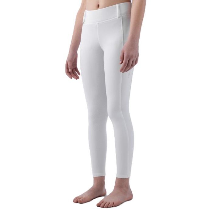 Equiline Junior Full Grip Leggings Eqaref - White