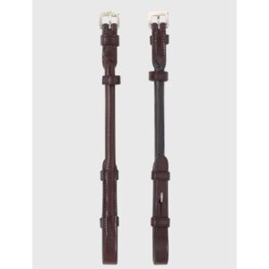 Equiline Rounded Cheek Pieces- 2 Ties (Snaffle)