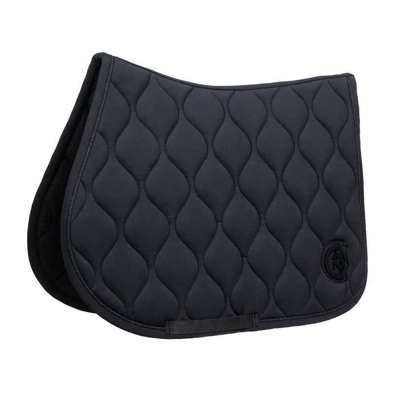 Kentucky Jumping Saddle Pad Wave 3D Logo - Black - Image 2