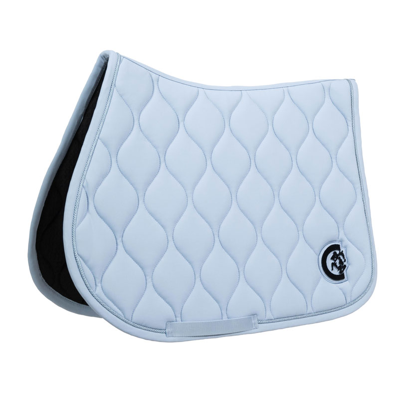 Kentucky Jumping Saddle Pad Wave 3D Logo - Light Blue - Image 2