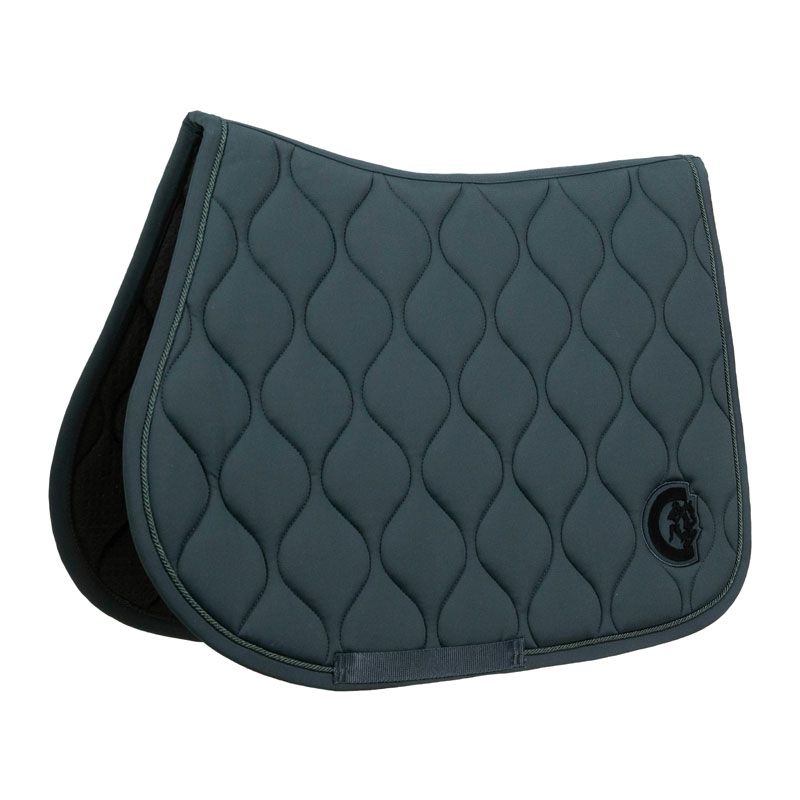 Kentucky Jumping Saddle Pad Wave 3D Logo - Pine Green - Image 2