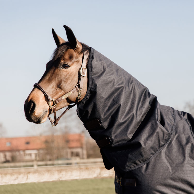 Kentucky Turnout Rug Classic Neck Cover - Black