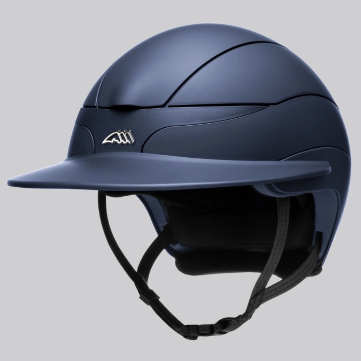 Equiline Xanto Sun Visor Riding Helmet with Logo - Image 2