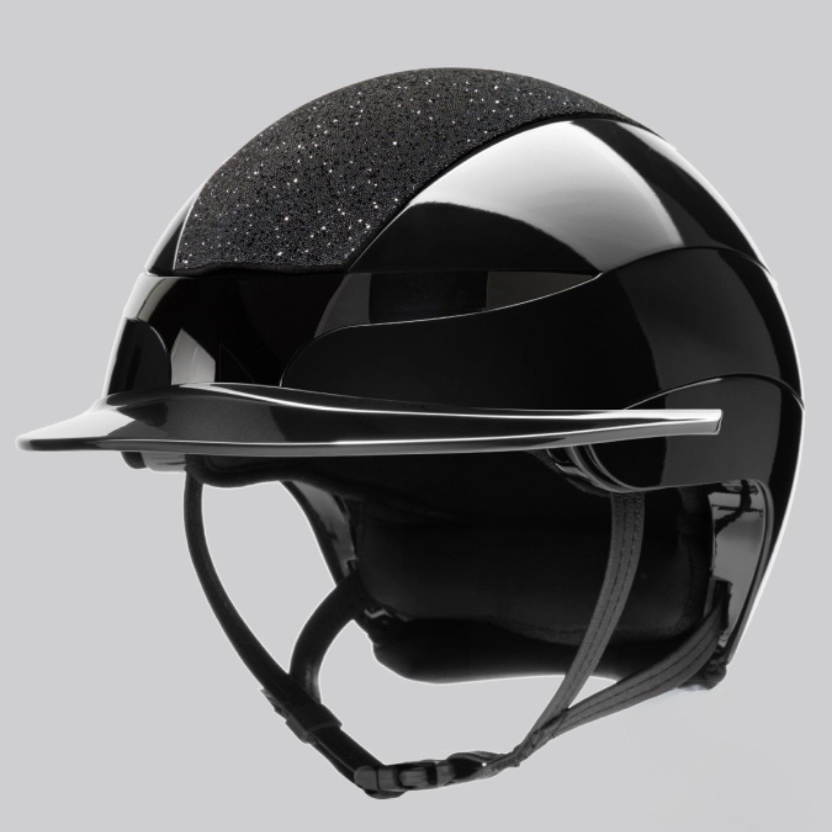 Equiline Xanto Standard Visor Riding Helmet with Swarovski Top