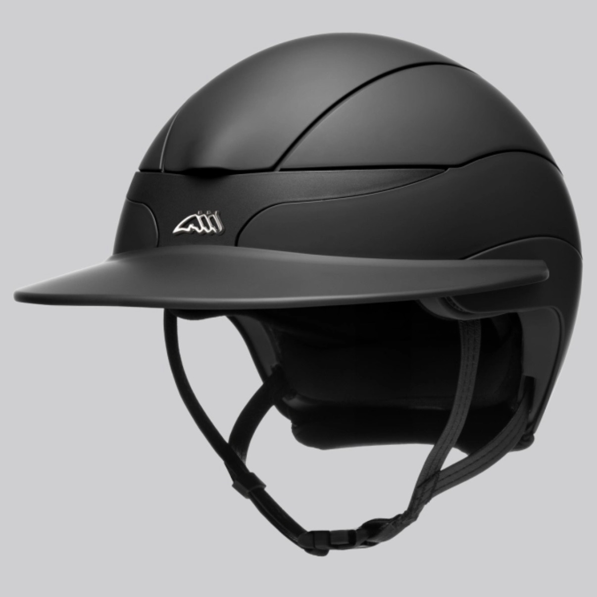 Equiline Xanto Sun Visor Riding Helmet with Logo