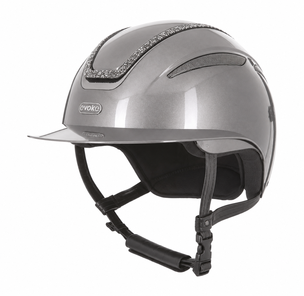 Evoke Callisto Wide Peak - Metallic Graphite/Marcasite Crystal Frame - Image 2